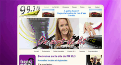 Desktop Screenshot of fm993.ca