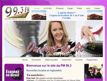 Tablet Screenshot of fm993.ca